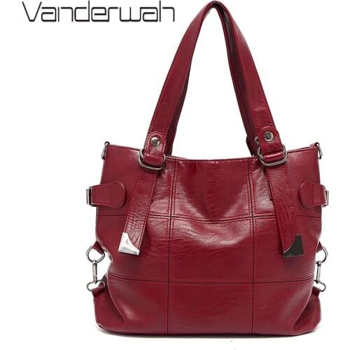 Luxury Handbags Women Bags Designer Soft Leather Large Capacity Shoulder Bags for Women 2020 Casual Ladies Crossbody Bag Totes