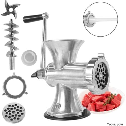 Manual Meat Grinder Mincer Sausage Noodle Dishes Handheld Beef Pasta Mincer Maker Gadgets Aluminum Grinding Machine Kitchen Tool