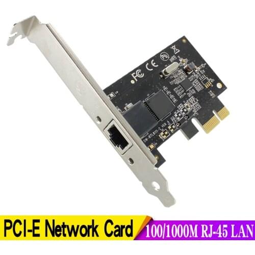 NEW 100/1000Mbps Gigabit Ethernet PCI Express PCI-E Network Card 100/1000M RJ-45 RJ45 LAN Adapter Converter Network Controller
