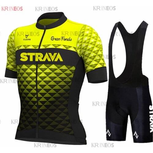 STRAVA 2021 Cycling Sets Triathlon Bicycle Clothing Breathable Mountain Cycling Clothes Suits Ropa Ciclismo Verano Triathlon