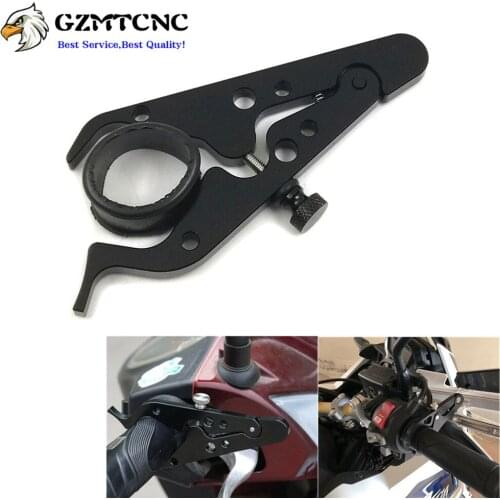 Universal Black Motorcycle CNC Cruise Control Throttle Lock Assist Retainer Grip Handlebar Lock Useful Motorcycle Accessories