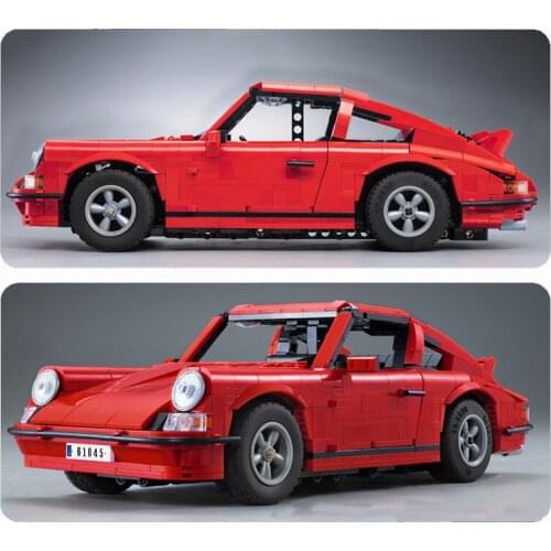 IN STOCK Cada Sports Car Porscher Vintage Classic Red 9 Techni 11 RC Control Technology Building Blocks Bricks Model Toys Gifts