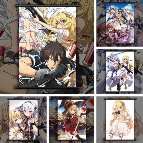 WTQ Combatants Will Be Dispatched!^Kisaragi Alice Canvas Painting Anime Posters Wall Decor Posters Wall Art Picture Home Decor