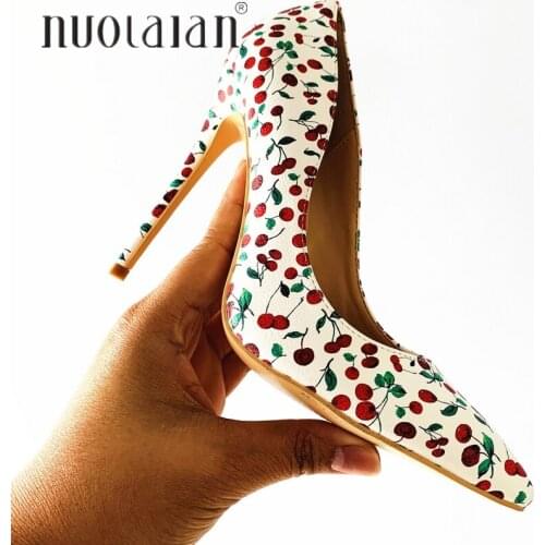 2019 Woman High Heels Women Shoes Pumps Stilettos Shoes For Women White High Heel 8/10/12CM Thin Heels Party Wedding shoes