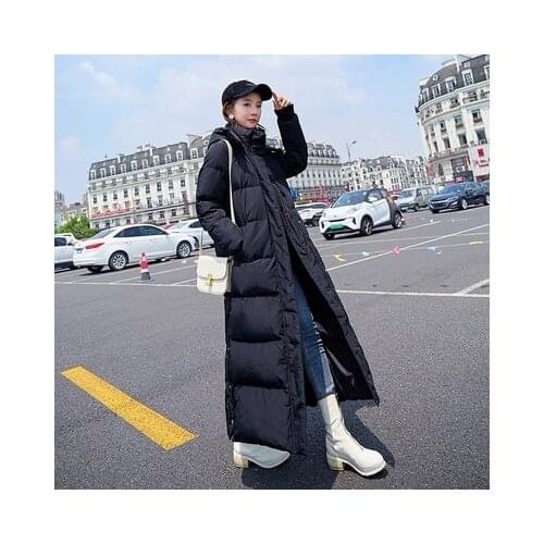 Winter Jacket Women Hooded Coat Maxi Long Large Size Plus Size Extra Female Lady Snow Warm Thicken Overcoat Outerwear Quilted