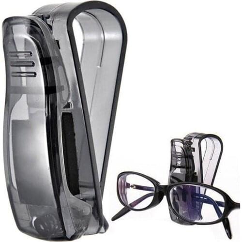 1PCS Glasses clip Car Auto Sun Visor Glasses Sunglasses Clip Card Ticket Holder Pen Case Box Universal Accessories