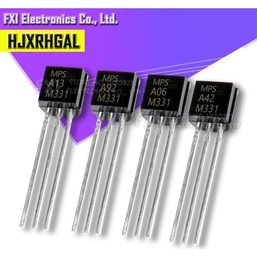 100PCS MPSA42 A42 TO-92 TO92 triode transistor New original