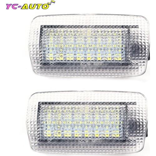2pcs LED courtesy door light For Toyota FT-86 Crown 2005-2008 12V white light 6500K welcome light For Lexus IS250 ES350 LX570
