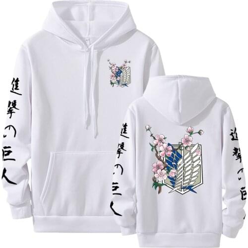 2021 New Pattern Attack On Titan Hoodie Anime Mikasa Ackerman Printed Sweatshirt Casual Hoodie Clothes Harajuku