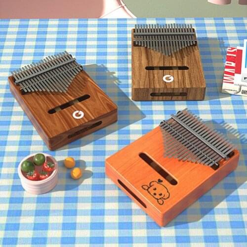 Mahogany Music Kalimba 21 Key Fingers Solid Wooden Thumb Piano Kalimba Portable Teclado Musical Keyboard Instruments DE50MZ