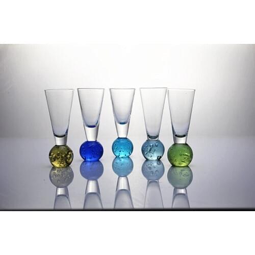 4pcs/lot Lead free glass V cup clear cocktail wine cup Whiskey Champagne Glass for Wedding Party for night Bar Tools JS 1116