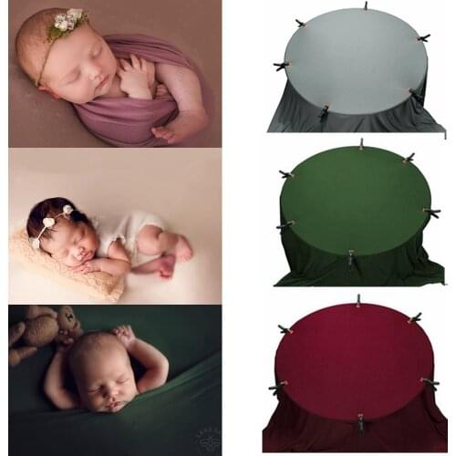 40*160 cm Stretch Infant Soft Wrap Swaddle Newborn Photography Accessories Baby Boy Girl Photoshoot Props Adapter Studio Flokati