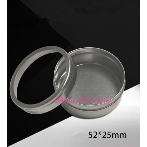 40g Aluminum Jar Clear View Tops slip slid DIY Candle Tool Candle Holder Metal Container Aluminium Packagings 40ml lip balm jar