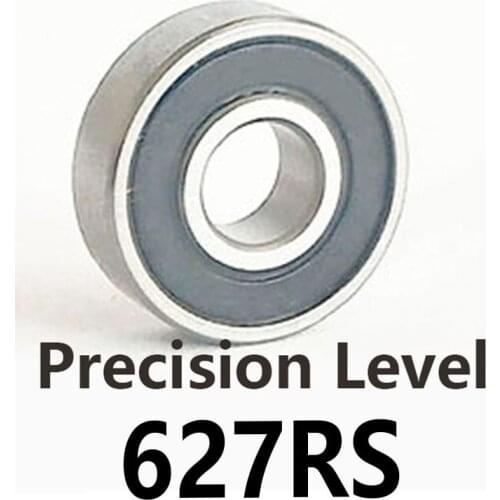 5pcs/lot 627RS Deep Groove Ball Bearing Miniature Mini Precision Level Bearing 627-RS 627RS 7*22*7mm 7*22*7 High Quality