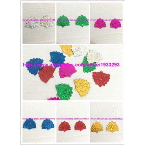 500pcs/lot 20mm Shell Sequins Laser/holographic Paillettes / Wedding Clothes Accessory Craft for Kids DIY Sequins