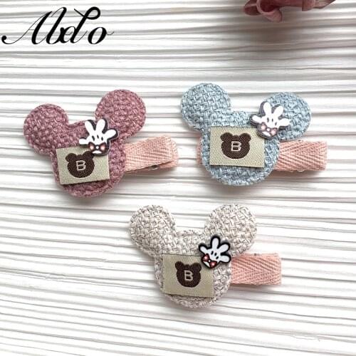 ABDO Baby Girls Hair Clip Sequins Minnie Barrette For Baby Girl Hair Accessories Toddler Kids Hair Pin For Children 2021