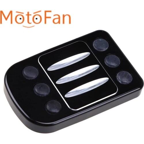 Motorcycle Aluminum Brake Pedal Pad Cover For 2012-2016 FLD /2000-2017 FL Softail /2000-later Touring 2009-2013 Trike models