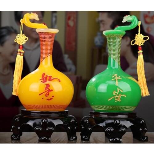 Vase decoration modern simple living room wine cabinet decoration resin handicrafts wholesale