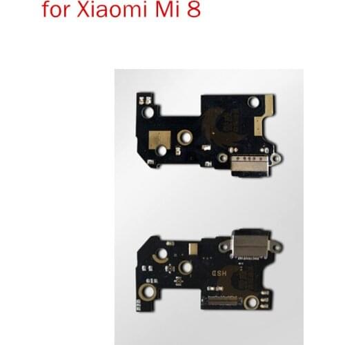 For Xiaomi Mi 8 USB Charger Dock Connect Connecting Charging Flex Cable for Xiaomi Mi8 Repair Spare Parts Test QC