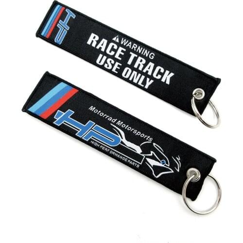 Motorcycles Double Sided Embroidery Keychain Accessories Keyrings Scooters Key Chain Ring For BMW S1000RR GS F650 F700 F800 G650