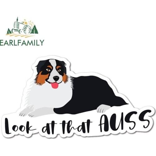 EARLFAMILY 13cm x 7.1cm for Look At That Asuu Funny JDM Car Stickers Vinyl Car Wrap Fashion Accessories Occlusion Scratch Decals