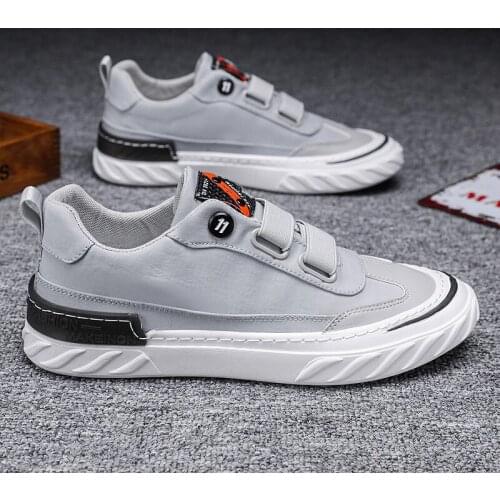 High Quality Men Fashion Sneakers Black Gray Green Comfortable Flat-soled Skateboard Shoes Caasual Student Zapatos Deportivos