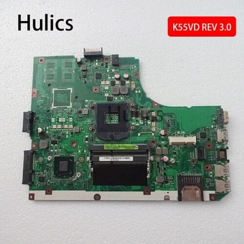 Hulics Original For ASUS K55VD K55A motherboard REV3.0 Laptop motherboard