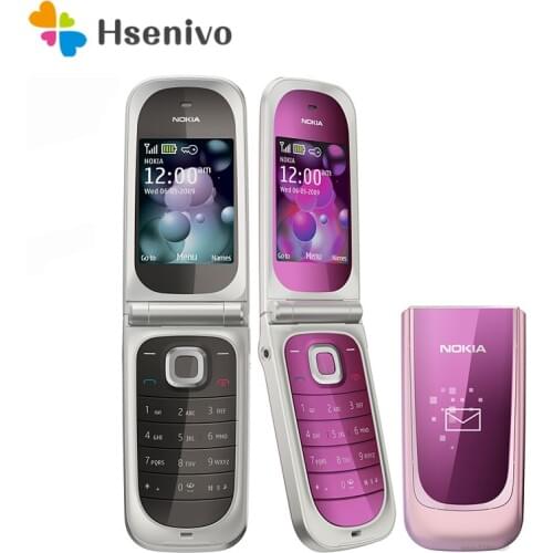 Original Unlocked 7020 Flip 2.0' GSM phone 2G Bluetooth FM phone with one year warranty free shipping