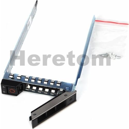 New 2.5" SFF SATA SAS Hard Drive Tray Caddy For Dell PowerEdge R340 Server HDD Caddy Bracket Seld With Screws