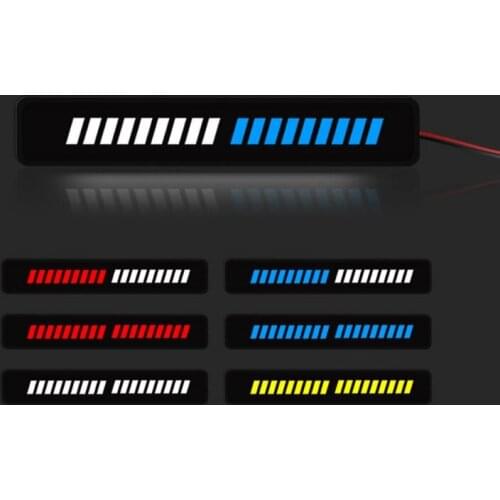 Illuminated LED Light Car Front Grille Grill Emblem Light Headlight Exterior Parts Compatible with Toyota-Nissan-Mazda