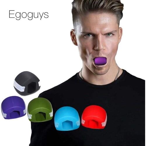 Jawline Training Thin Face Fitness Ball Facial Muscle Activate Exercise Pop Go Mouth Masseter Jaw Chin Slimming Mandibular Lift