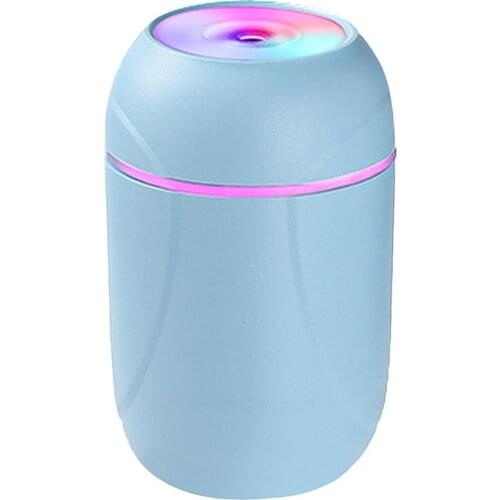 Portable Mini Air Humidifier 260ML Aroma Essential Oil Diffuser for Home Car USB Fogger Mist Maker with LED Night Lamp 2020 New