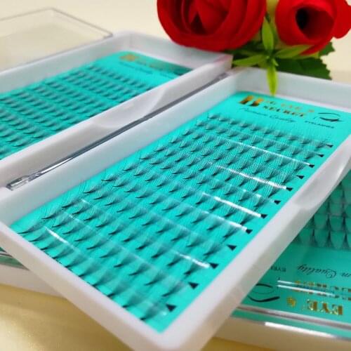 Big eyes secret Volume Eyelashes 7D Eyelash 8-15mm Length For Professional Premade Fans Eye Lashes Natural Russia Volume