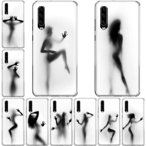 Woman Silhouettes Sexy Lady Girl Silicon Phone Case For Huawei P10 P20 P30 P40 Mate 30 20 10 Lite Pro P Smart Z Plus 2019 2018 C