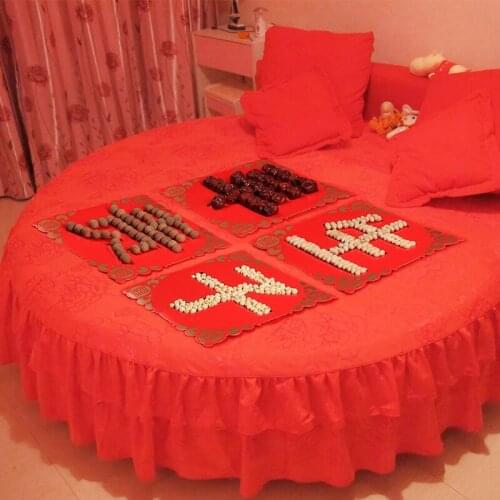 Wedding supplies bed decoration early birth mold creative new house bedroom press bed hi template