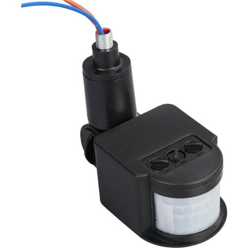 LED PIR Movement Detector DC 12V Motion Sensor Automatic Infrared PIR Movement Detector 180 Degree Rotating Outdoor Timer Switch