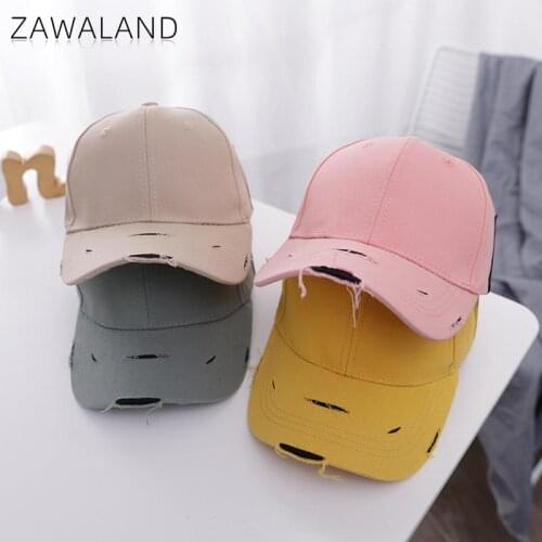 Zawaland 2021 New Childrens Baseball Cap Adjustable Street Hip Hop Caps Fashion Boys Girls Summer Outdoor Sun Protection Hat
