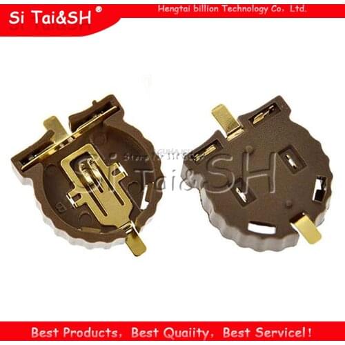 10pcs Computer Button 3V Battery Holder Conntor Socket Case CR1220 CR-1220