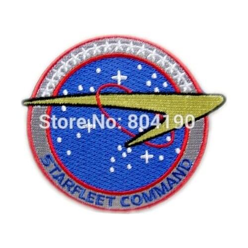 3.5" Enterprise Starfleet Command Uniform TV Movie Embroidered IRON ON and SEW ON Cool Patch Badge