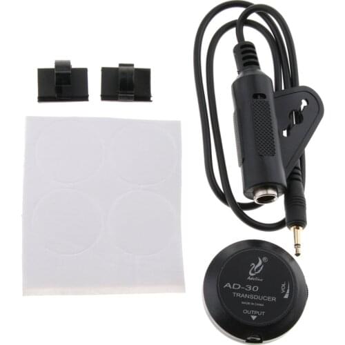 6.35mm Guitar EQ Equalizer Piezo Pickup For Acoustic Guitar Replacement Parts