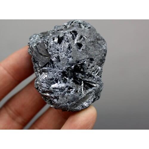 77g Natural rare Stibnite mineral specimen stones and crystals healing crystals quartz gemstones from China free shipping