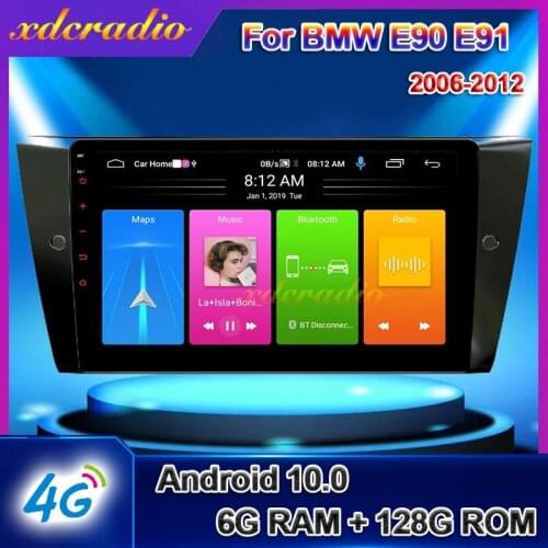 Xdcradio 10.1 Inch Android 10.0 DSP Car Radio Multimedia Video Player For BMW E90 E91 E92 GPS Navigation Autoradio 2018