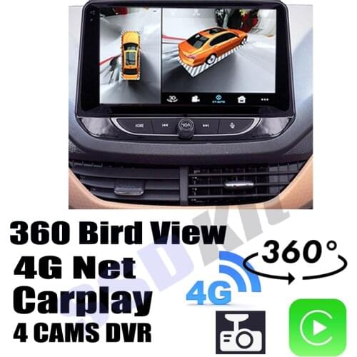 Car Audio Navigation GPS Carplay DVR 360 Birdview Around 4G Android System For Chevrolet Onix 2019~2021