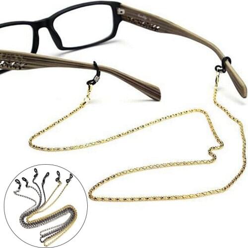 Colorful Metal Glasses Chain Sports Anti-Skid Sunglasses Chains Holder Ear Hook For Women Men Eyewear Accessories Outdoor Sports