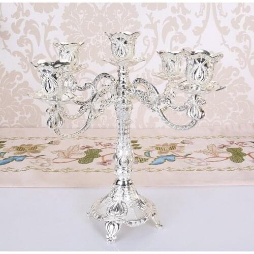 Home table decorations candlelight dinner props wedding candlestick