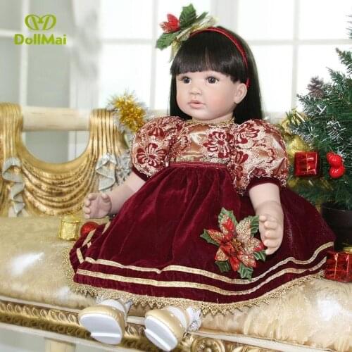 Real baby doll reborn 60cm silicone vinly reborn baby dolls toys for child gift bebe bonecas reborn oyuncak bebek