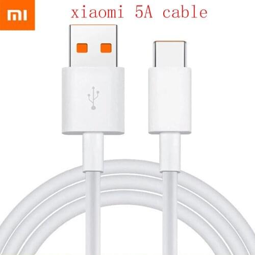 Original Type C Xiaomi Cable Charger Turbo Fast Charge For Poco M3 X3 NFC F2 Mi 11 9 Black Shark 3 Redmi Note 10 K40 K30 TipoC