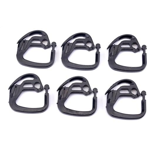 Gardening Supplies Shading Net Hooks Agriculture Easy To Recycle PE Black 50pcs Fence Fixed 32 X 35mm Greenhouse Tools