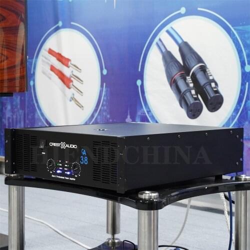 CA38 Professional Power Amplifier Pure Power Amplifier (3U) KTV/Stage/Home Entertainment KTV 8ohm 1300W*2/4ohm 2600W*2