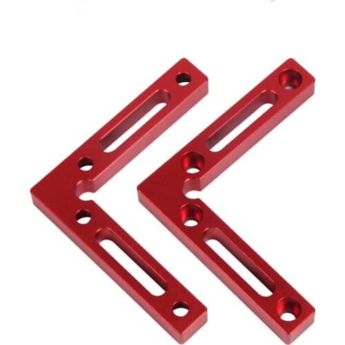 90 Degree Positioning Squares 12cm x 12cm Aluminum Alloy Right Angle Clamps Woodworking Carpenter Tool